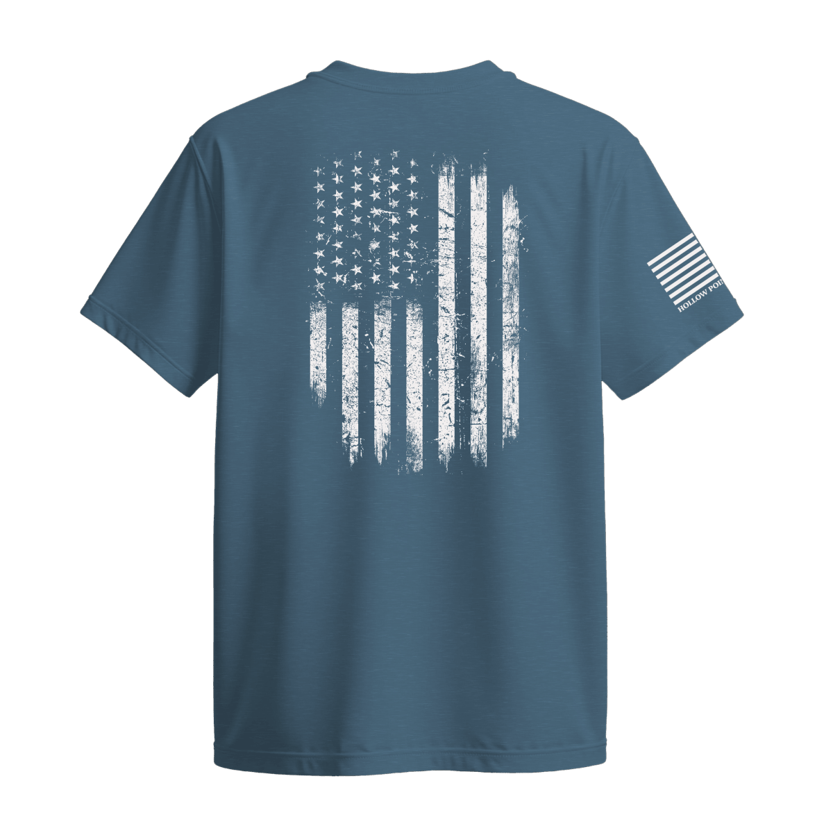 Distressed American Flag T-Shirt - Hollow Point Society - T-Shirt