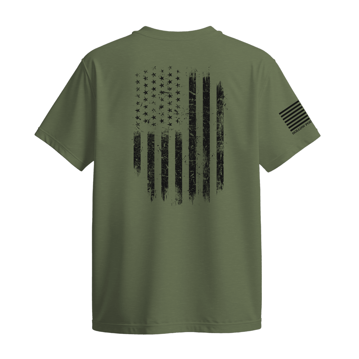 Distressed American Flag T-Shirt - Hollow Point Society - T-Shirt