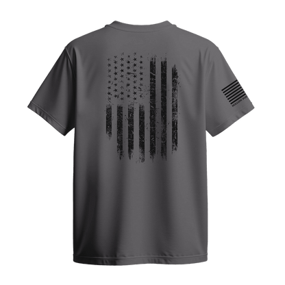 Distressed American Flag T-Shirt - Hollow Point Society - T-Shirt