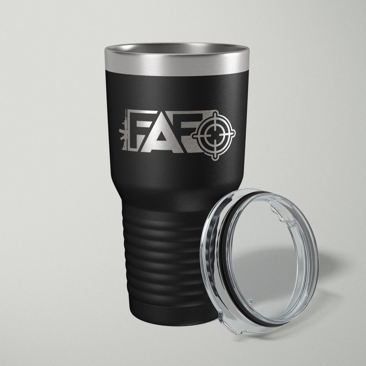 FAFO F Around And Find Out Laser Engraved Tumbler - 30oz - Hollow Point Society - Tumblers