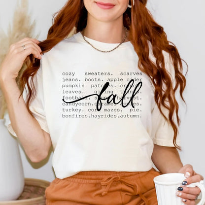 Fall Words Ladies Shirt (4 colors) - Hollow Point Society - T-Shirt