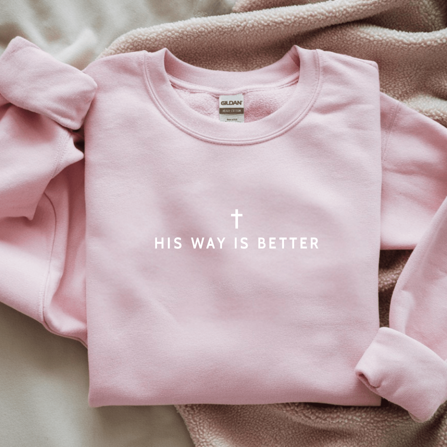 His Way Is Better Christian Faith Gildan Jesus Sweatshirt - Hollow Point Society - Sweater