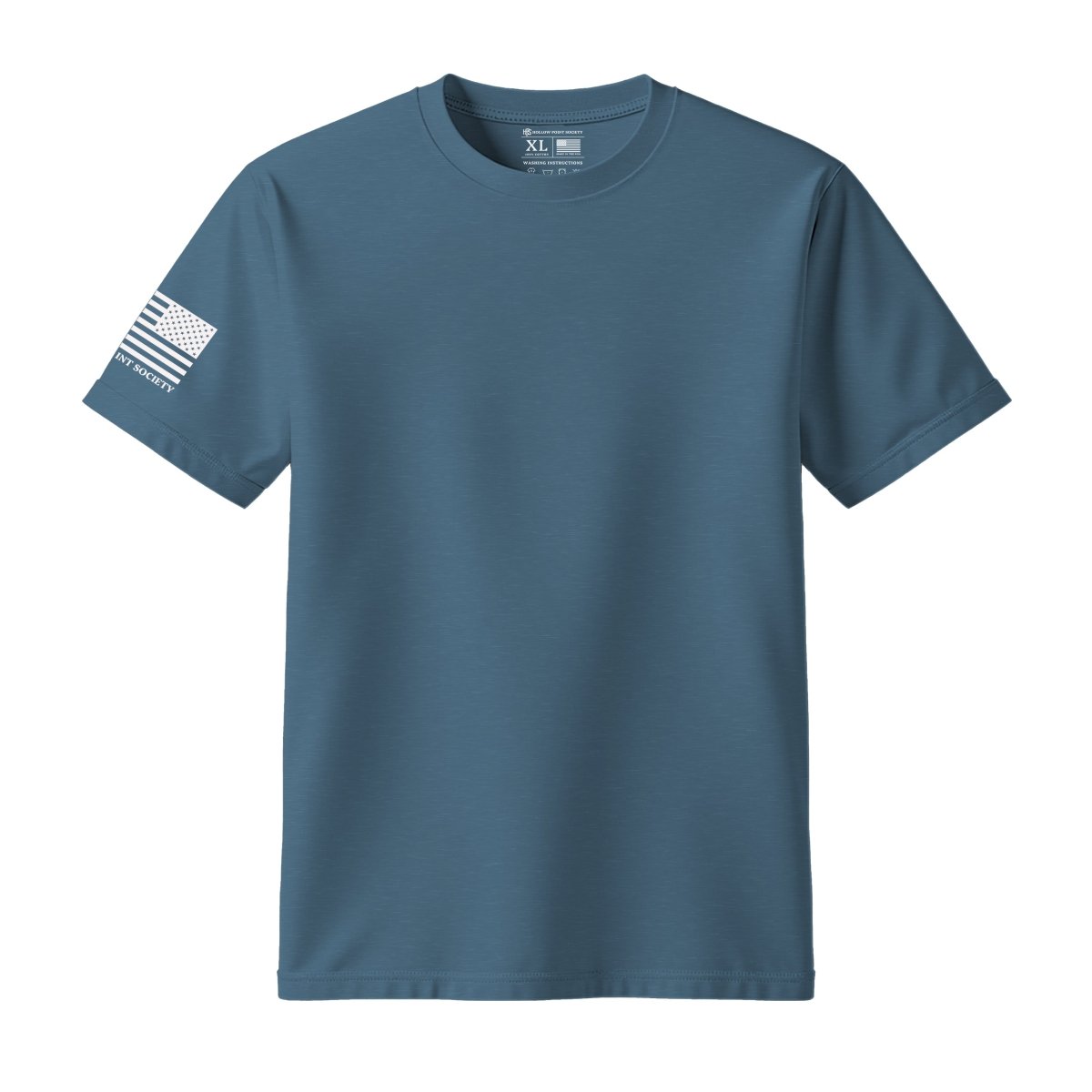 HPS Everyday Classics American Flag Sleeve T-Shirt - Hollow Point Society - T-Shirt