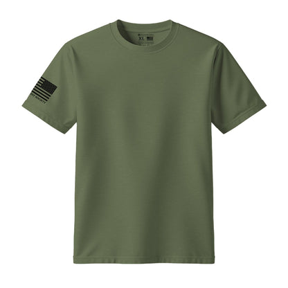 HPS Everyday Classics American Flag Sleeve T-Shirt - Hollow Point Society - T-Shirt