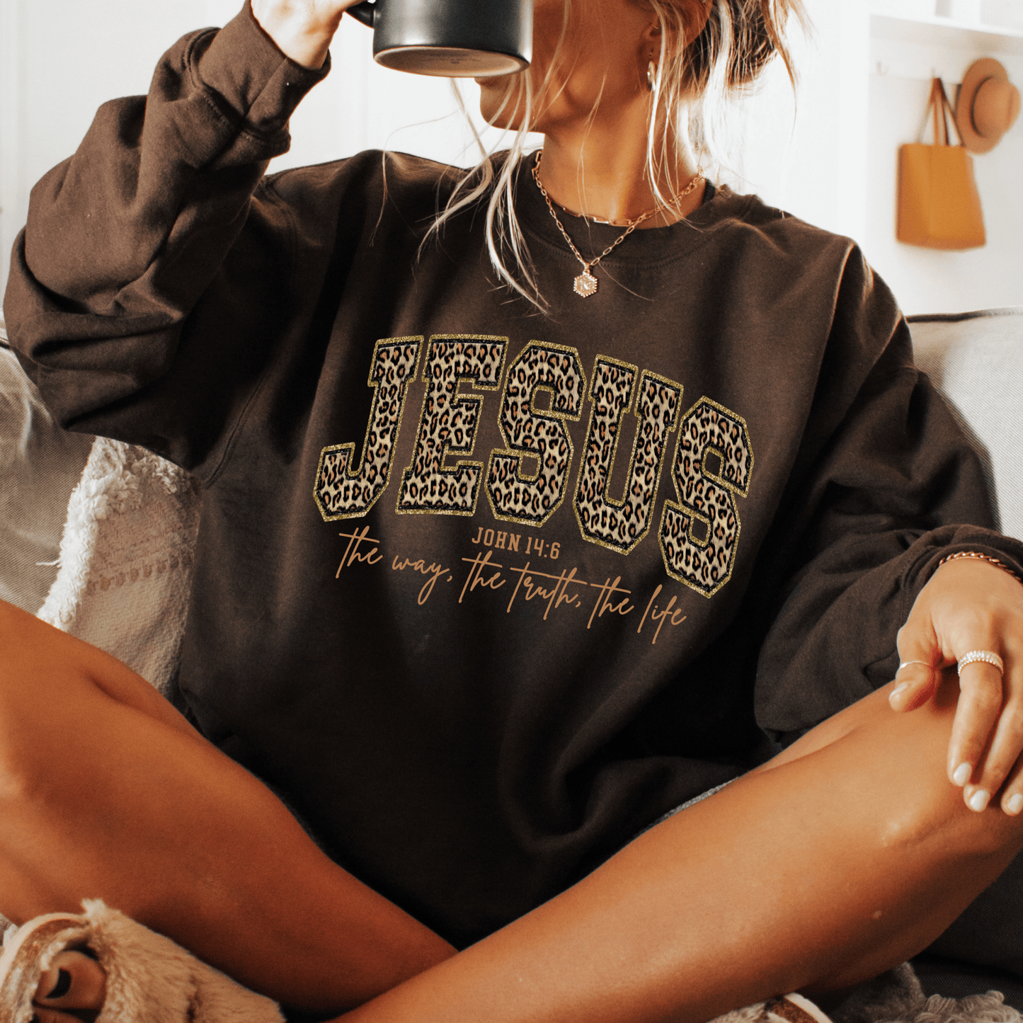 Jesus The Way the Truth The Life Women's Christian Sweater - Hollow Point Society - Sweater