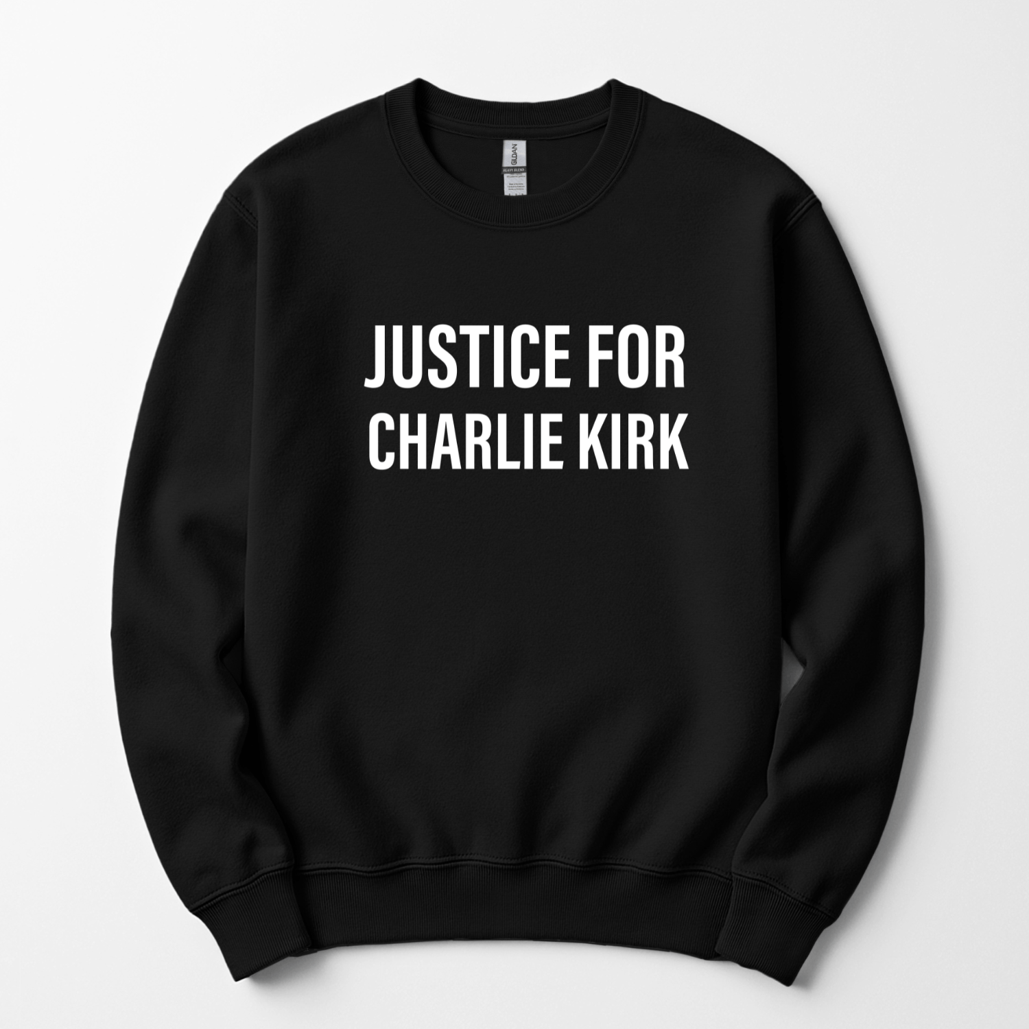 Justice For Charlie Kirk Men's Sweatshirt - Hollow Point Society - Sweater