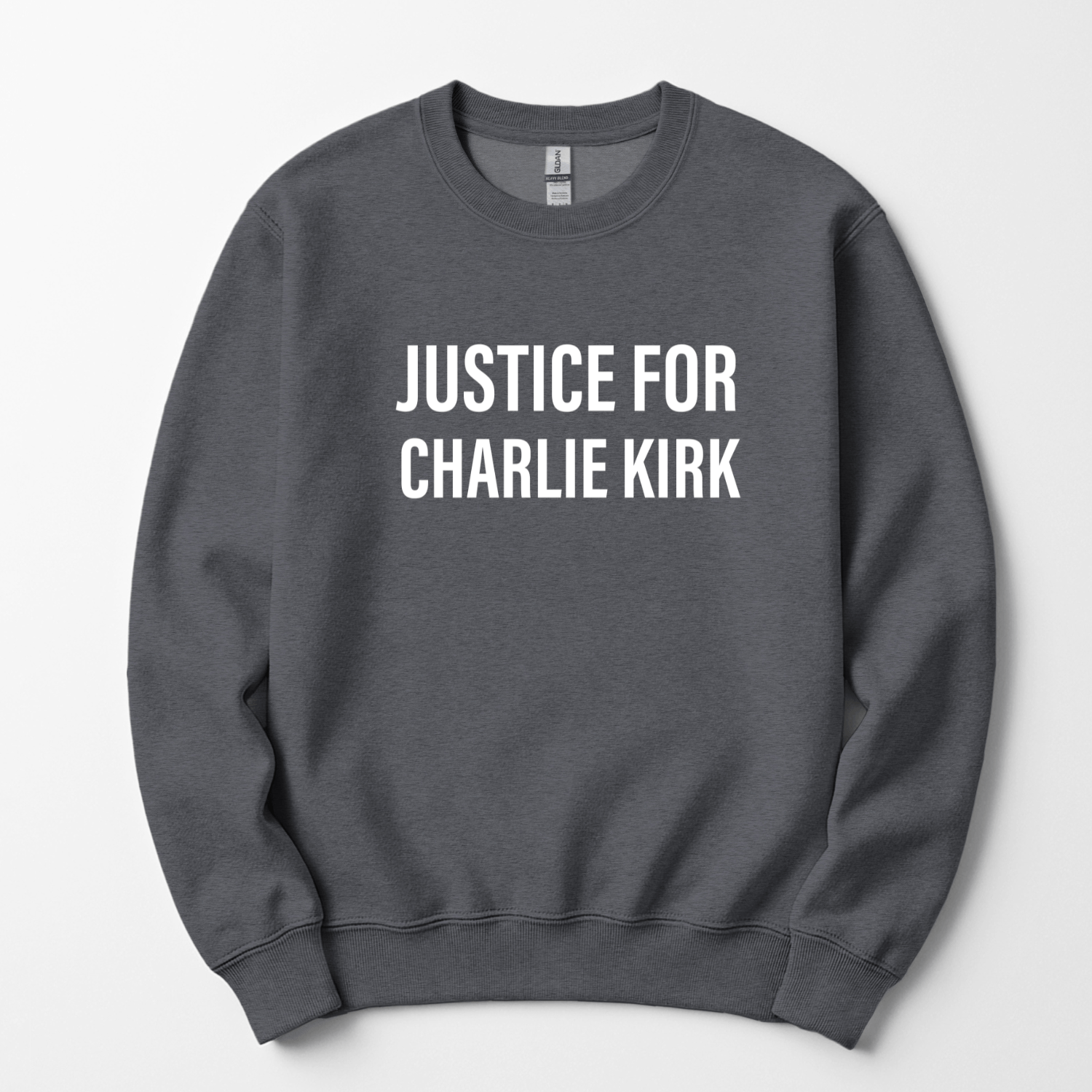 Justice For Charlie Kirk Men's Sweatshirt - Hollow Point Society - Sweater