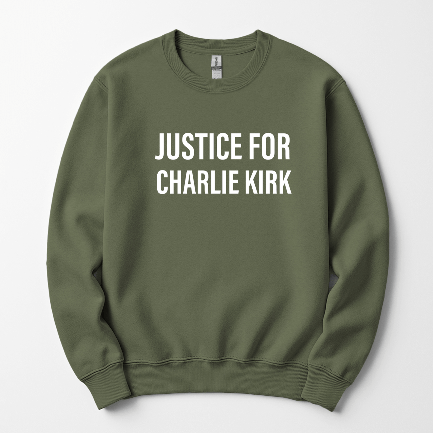 Justice For Charlie Kirk Men's Sweatshirt - Hollow Point Society - Sweater