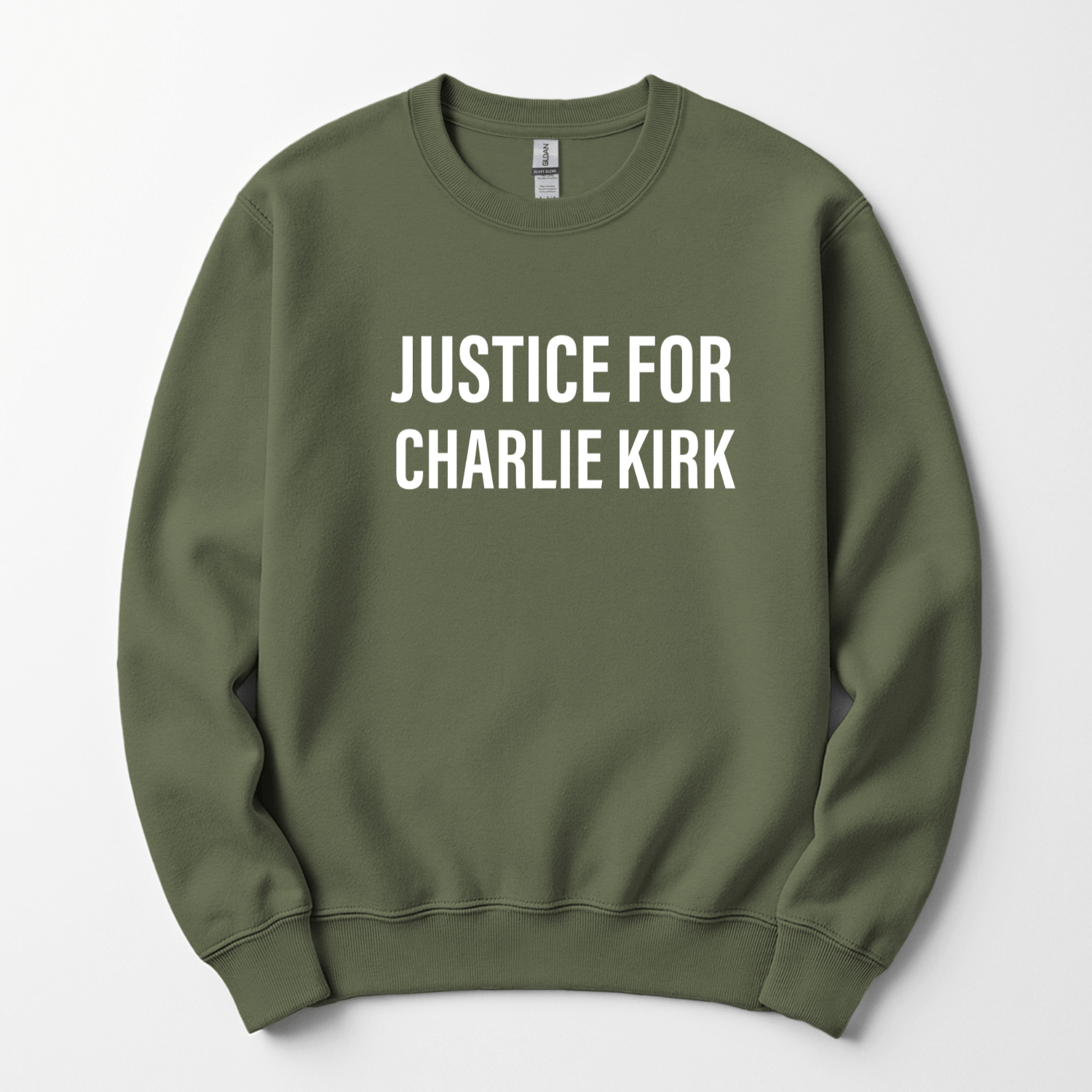 Justice For Charlie Kirk Men's Sweatshirt - Hollow Point Society - Sweater