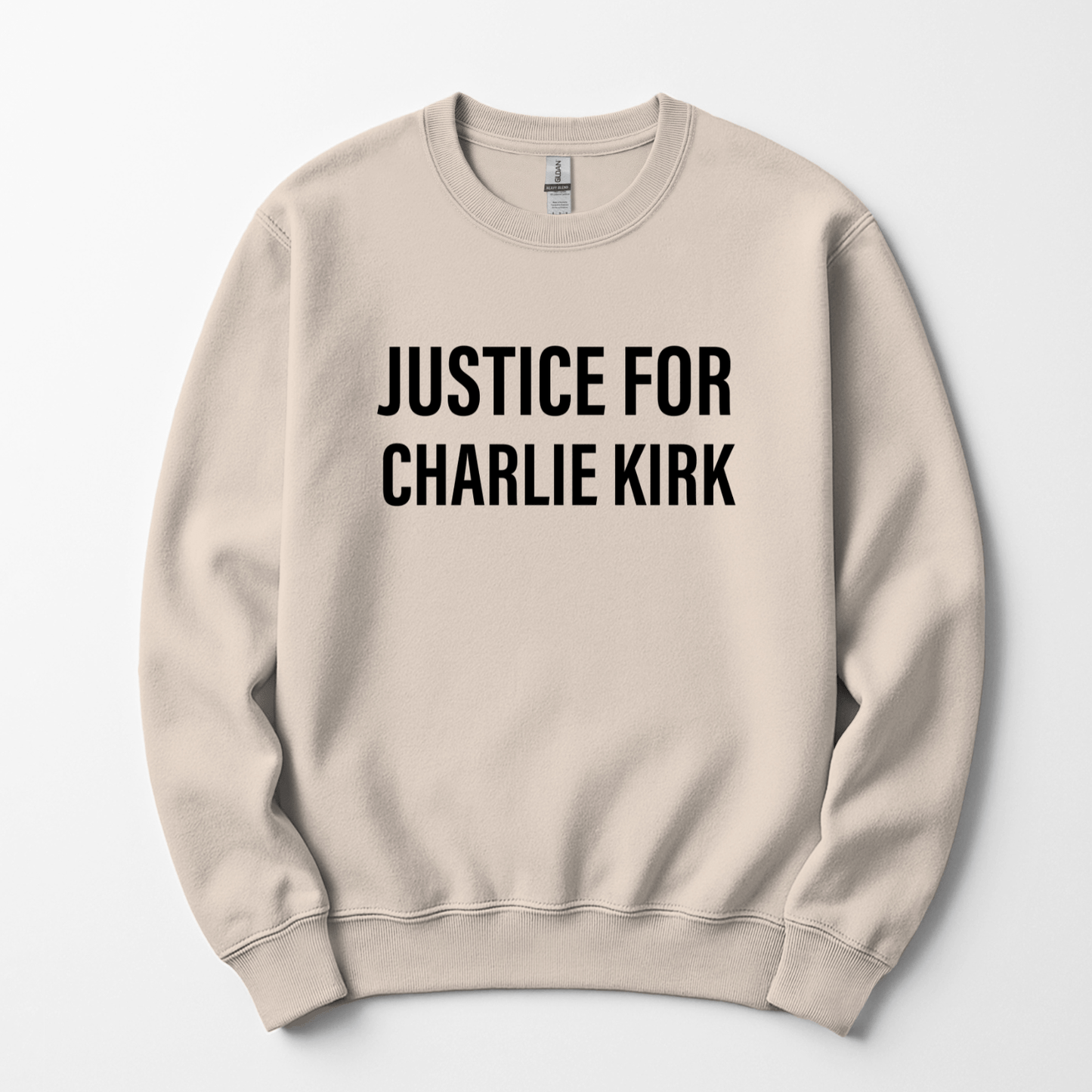 Justice For Charlie Kirk Men's Sweatshirt - Hollow Point Society - Sweater