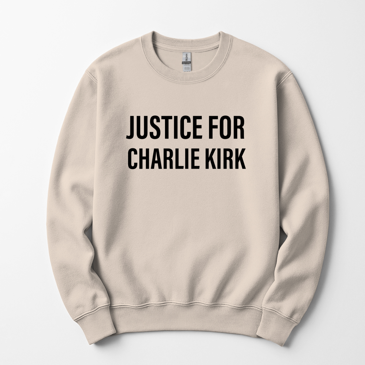 Justice For Charlie Kirk Men's Sweatshirt - Hollow Point Society - Sweater