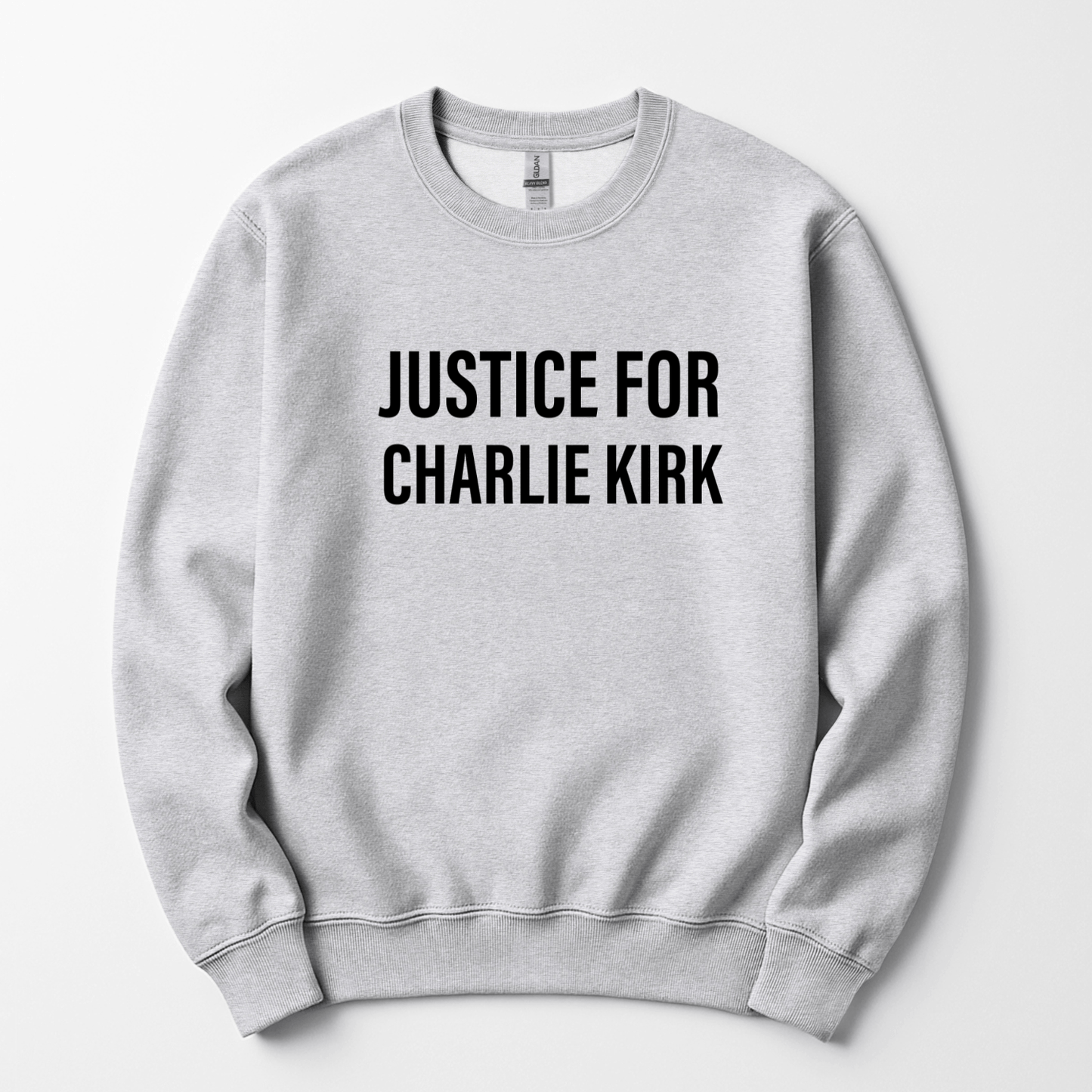 Justice For Charlie Kirk Men's Sweatshirt - Hollow Point Society - Sweater