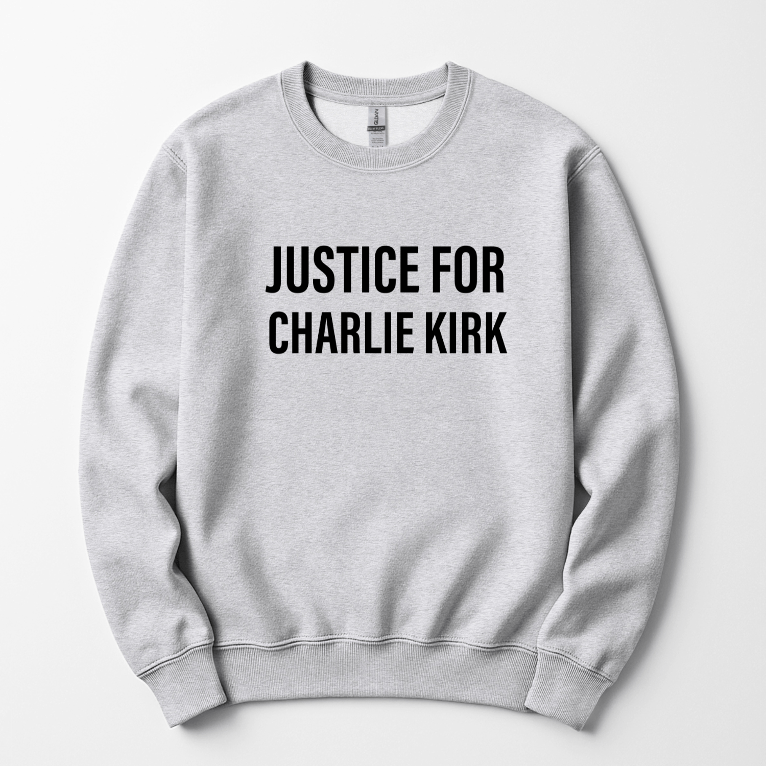 Justice For Charlie Kirk Men's Sweatshirt - Hollow Point Society - Sweater