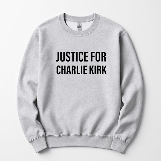 Justice For Charlie Kirk Men's Sweatshirt - Hollow Point Society - Sweater