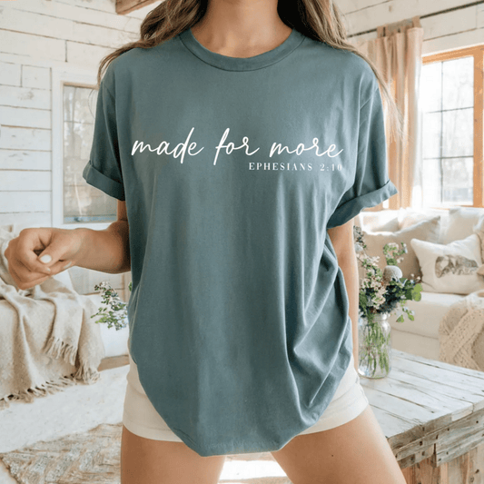 Made For More Christian Faith Oversized T-Shirt - Hollow Point Society - T-Shirt