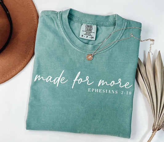 Made For More Christian Faith Oversized T-Shirt - Hollow Point Society - T-Shirt