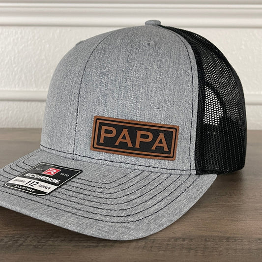 PAPA Side Leather Patch Hat - Hollow Point Society - Patch Hat