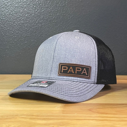 PAPA Side Leather Patch Hat - Hollow Point Society - Patch Hat