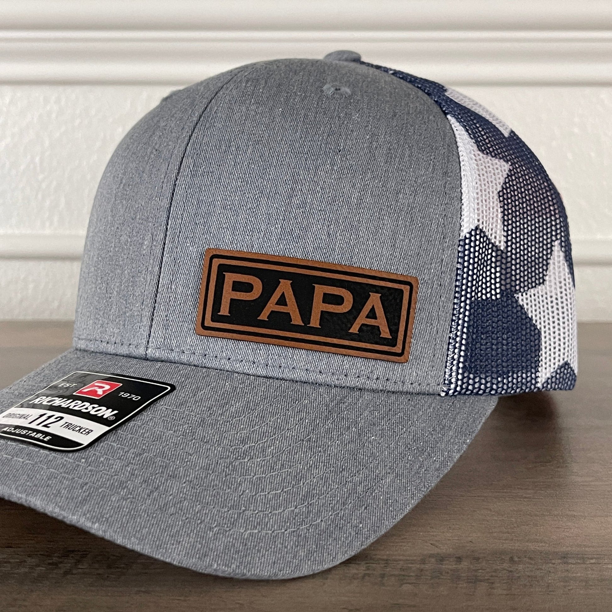 PAPA Side Leather Patch Hat Stars & Stripes - Hollow Point Society - Patch Hat