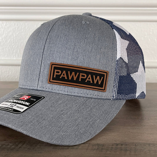 PAWPAW Side Leather Patch Hat Stars & Stripes - Hollow Point Society - Patch Hat