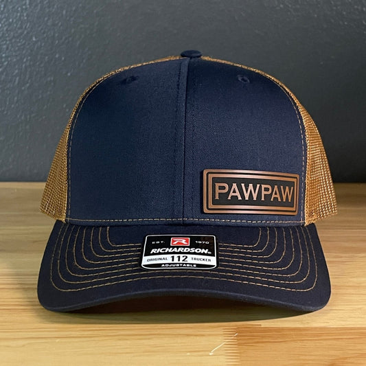 PAWPAW Side Leather Patch SnapBack Trucker Hat - Hollow Point Society - Patch Hat