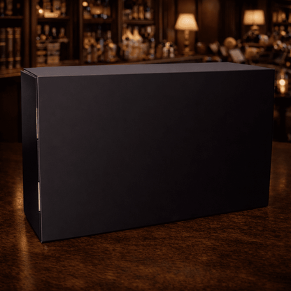 Personalized Engraved Whiskey Decanter Set – Square Decanter & 4 Rocks Glasses - Made in the USA - Hollow Point Society - Decanter Set