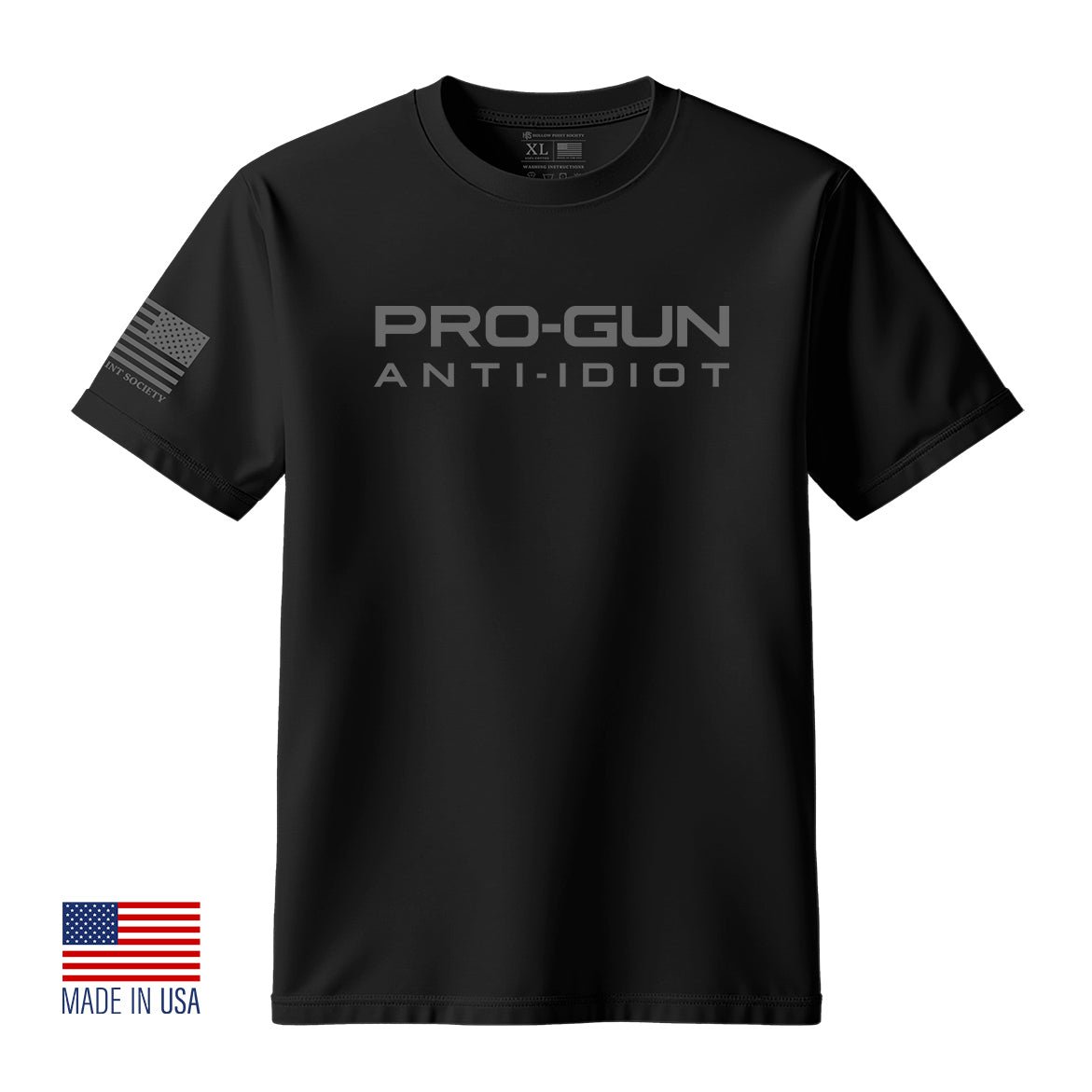 Pro Gun - Anti Idiot T-Shirt - Hollow Point Society - T-Shirt