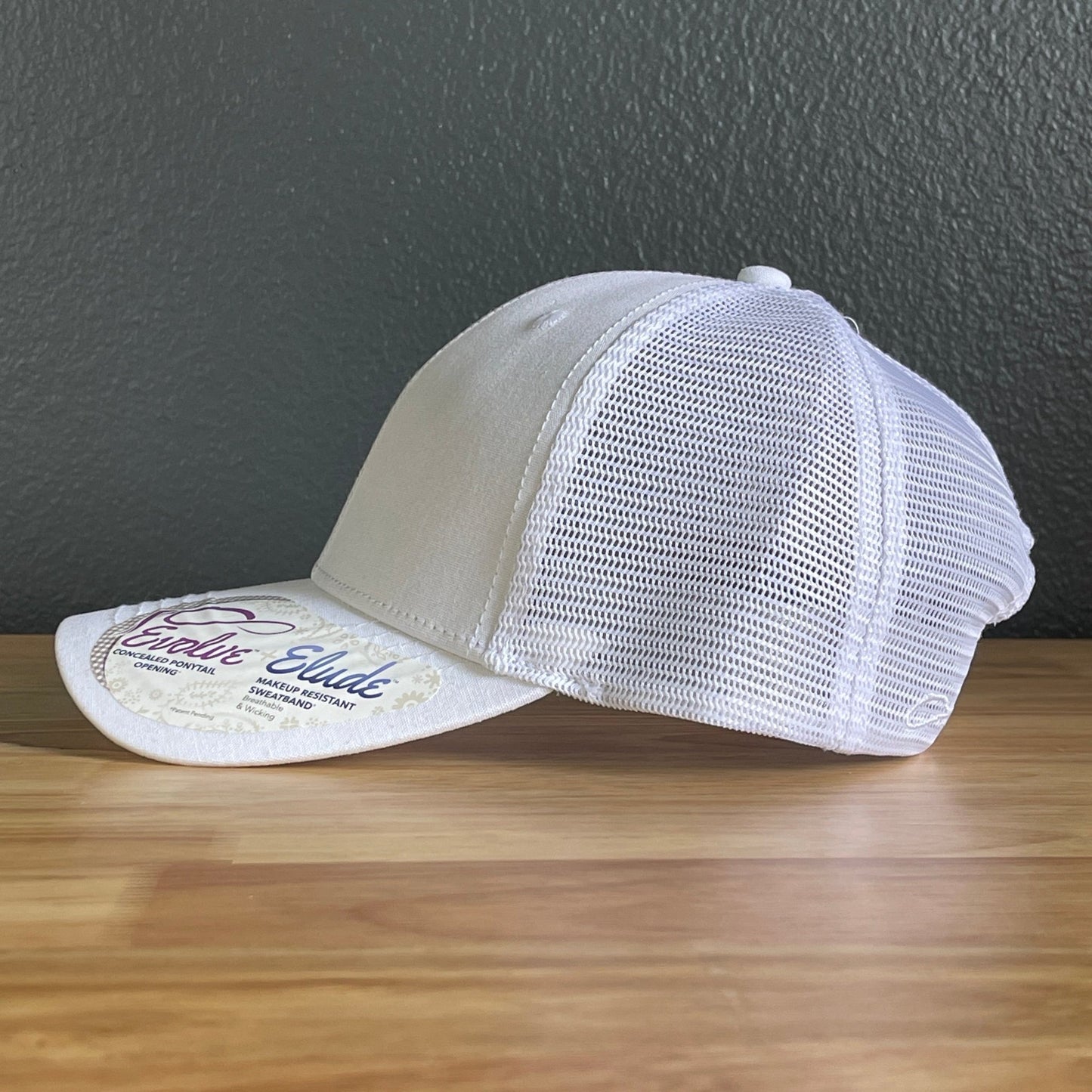 Put It On My Husband’s Tab Ponytail Hat Rawhide Patch Women's Hat - Hollow Point Society - Patch Hat