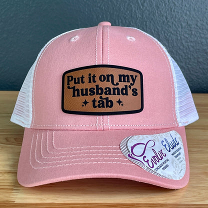 Put It On My Husband’s Tab Ponytail Hat Rawhide Patch Women's Hat - Hollow Point Society - Patch Hat