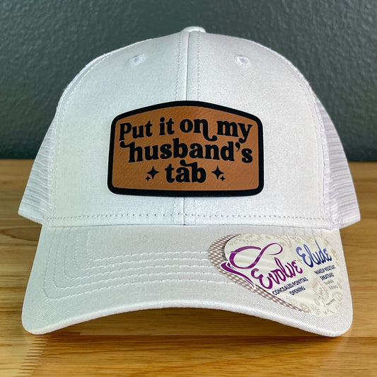 Put It On My Husband’s Tab Ponytail Hat Rawhide Patch Women's Hat - Hollow Point Society - Patch Hat