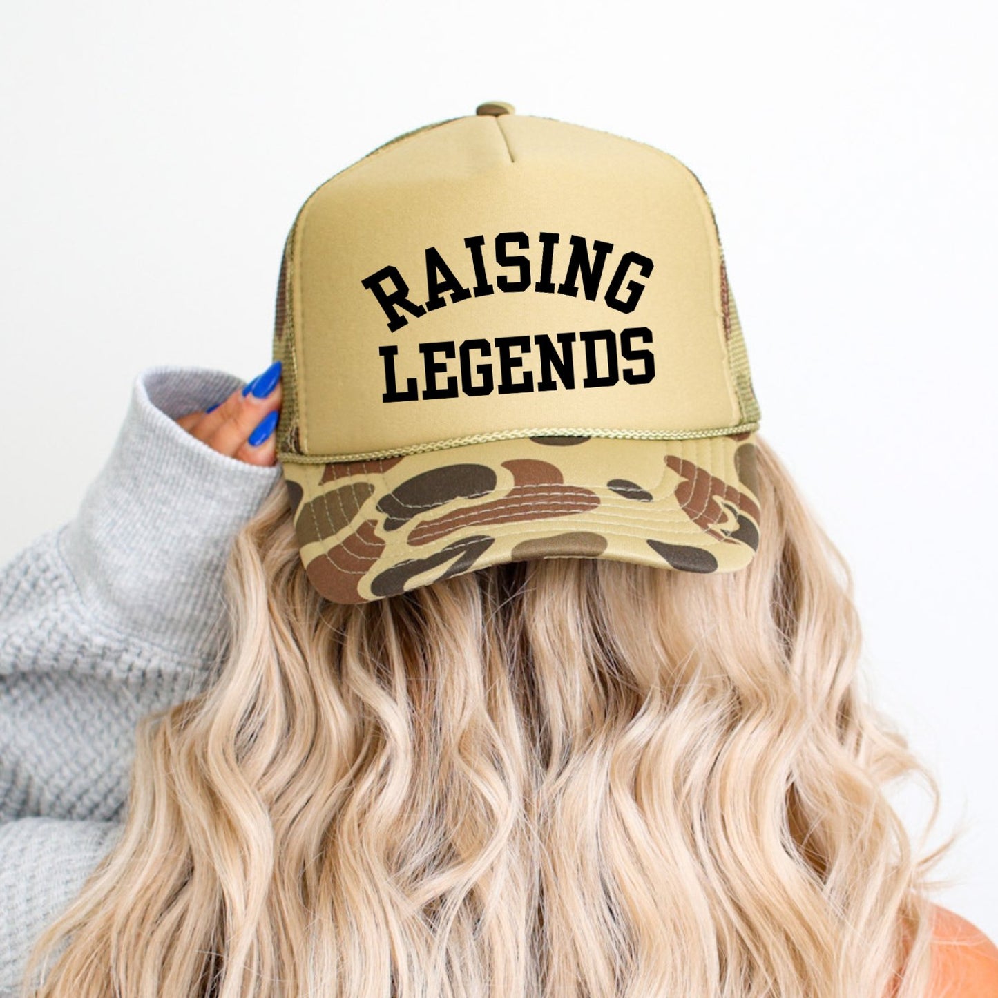 Raising Legends Mom Hat Classic Foam Trucker Hat - Hollow Point Society - Trucker Hat