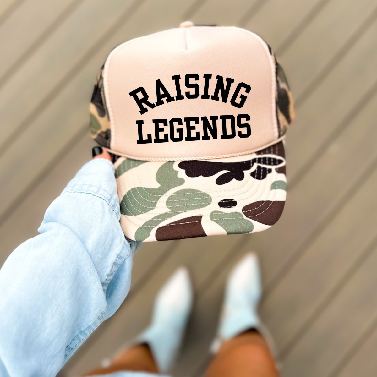 Raising Legends Mom Hat Classic Foam Trucker Hat - Hollow Point Society - Trucker Hat