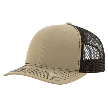 Three Nail Cross Leather Patch SnapBack Trucker Hat - Hollow Point Society - Patch Hat
