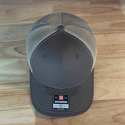 Three Nail Cross Leather Patch SnapBack Trucker Hat - Hollow Point Society - Patch Hat