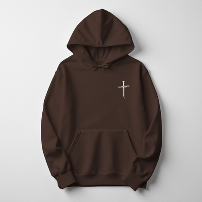 Three Nail Cross Sweater Women's Christian Hooded Sweatshirt - Hollow Point Society - Sweater