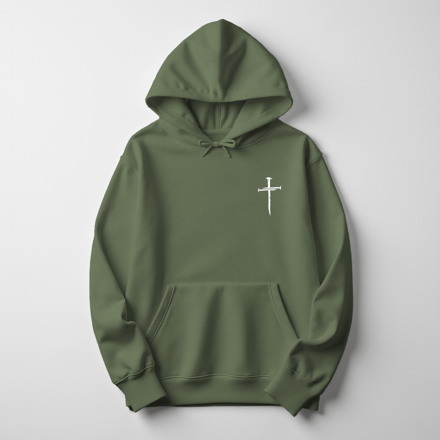 Three Nail Cross Sweater Women's Christian Hooded Sweatshirt - Hollow Point Society - Sweater