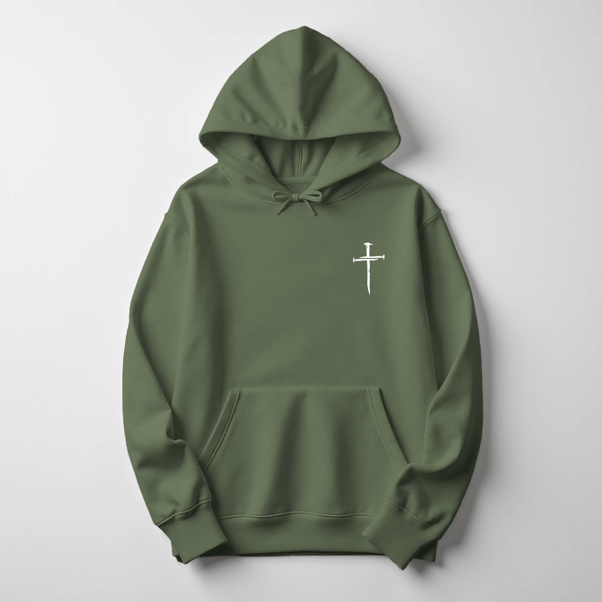 Three Nail Cross Sweater Women's Christian Hooded Sweatshirt - Hollow Point Society - Sweater
