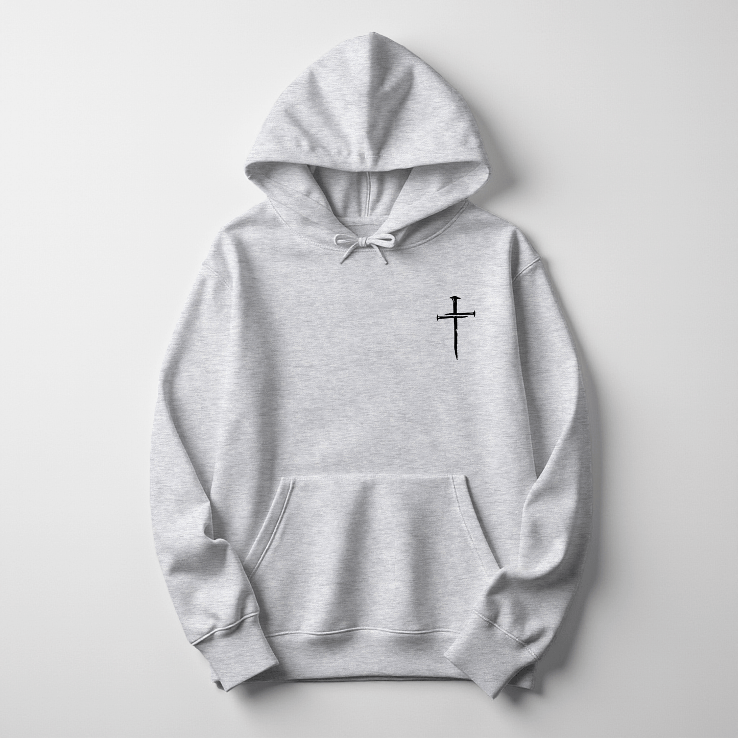 Three Nail Cross Sweater Women's Christian Hooded Sweatshirt - Hollow Point Society - Sweater