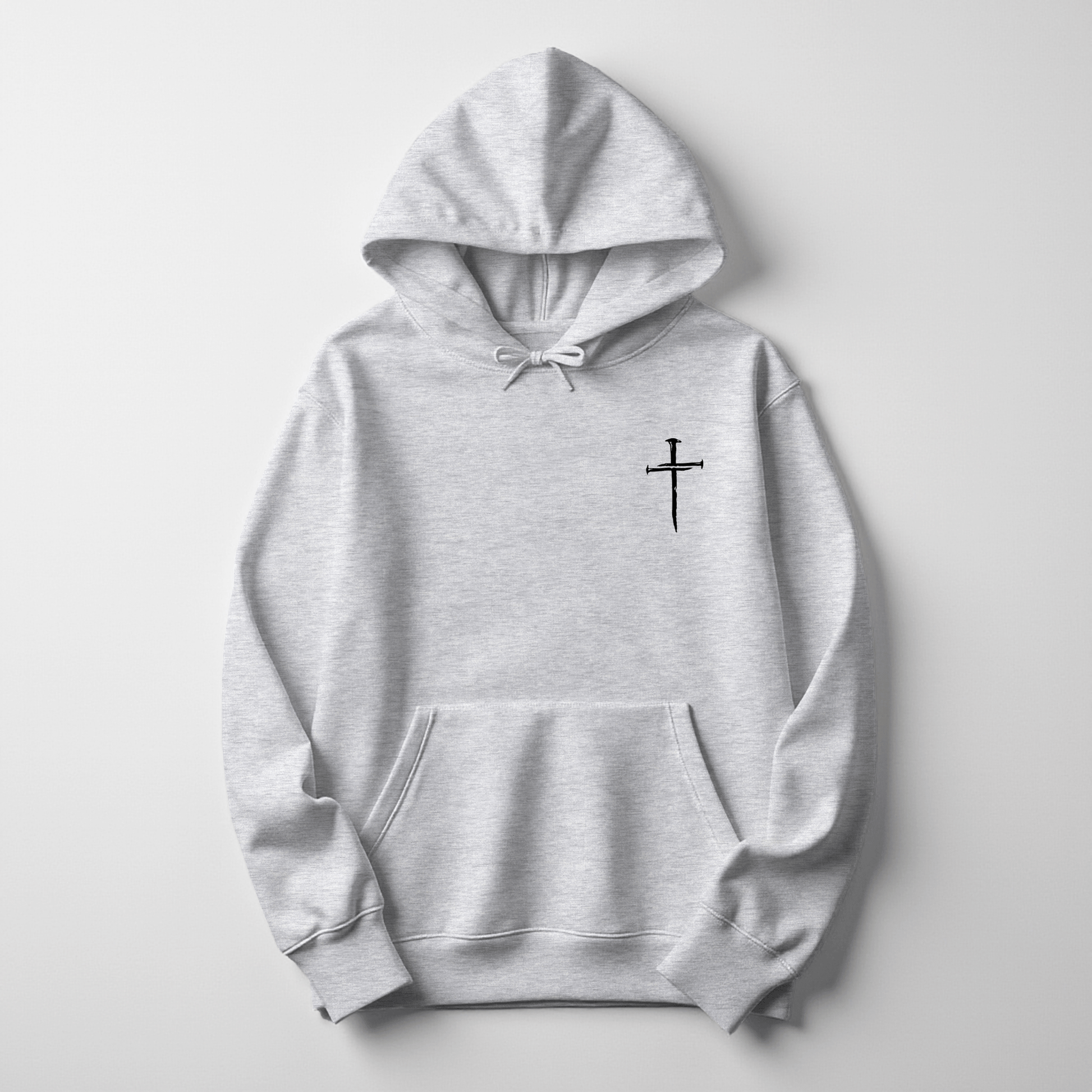 Three Nail Cross Sweater Women's Christian Hooded Sweatshirt - Hollow Point Society - Sweater