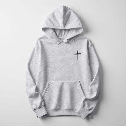 Three Nail Cross Sweater Women's Christian Hooded Sweatshirt - Hollow Point Society - Sweater