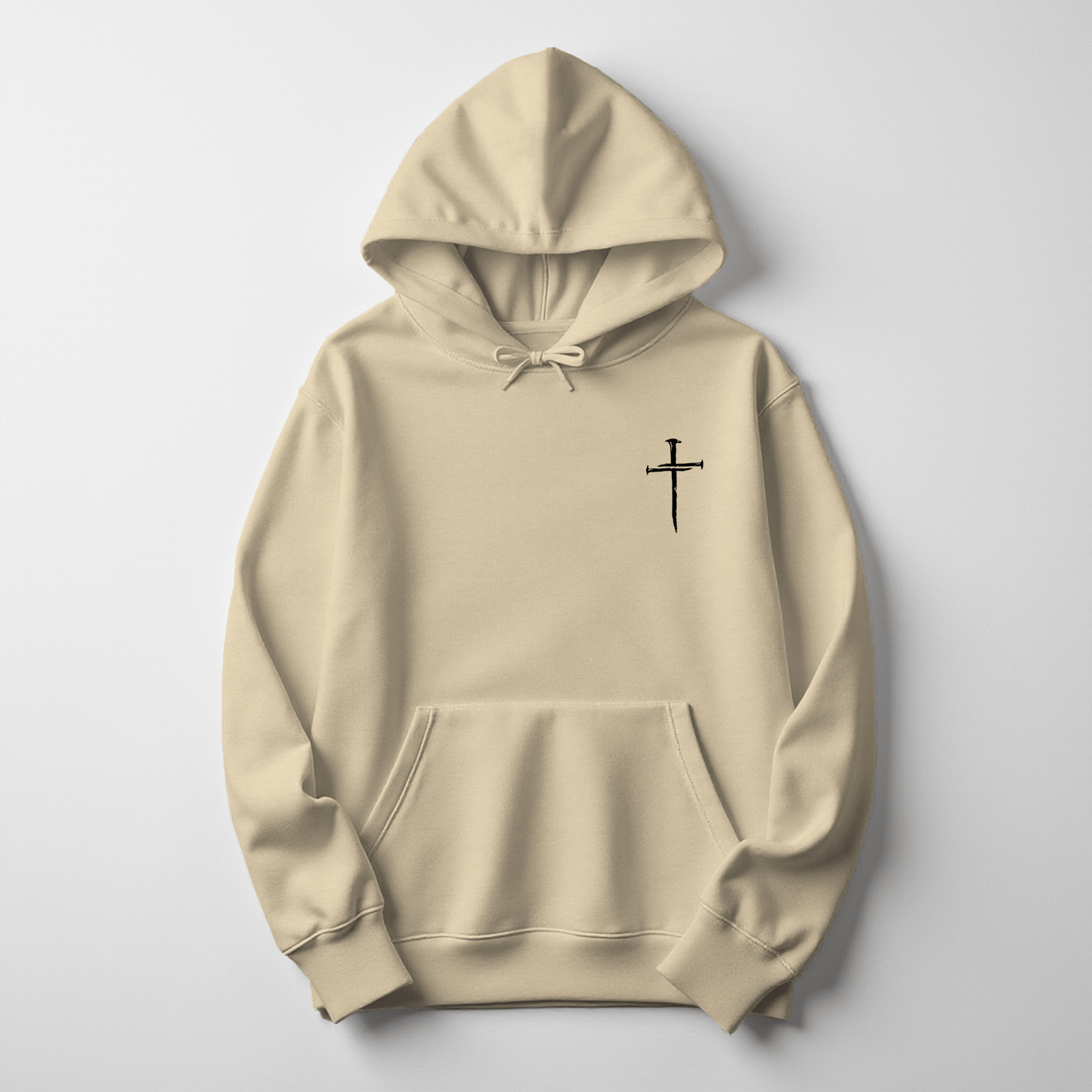Three Nail Cross Sweater Women's Christian Hooded Sweatshirt - Hollow Point Society - Sweater