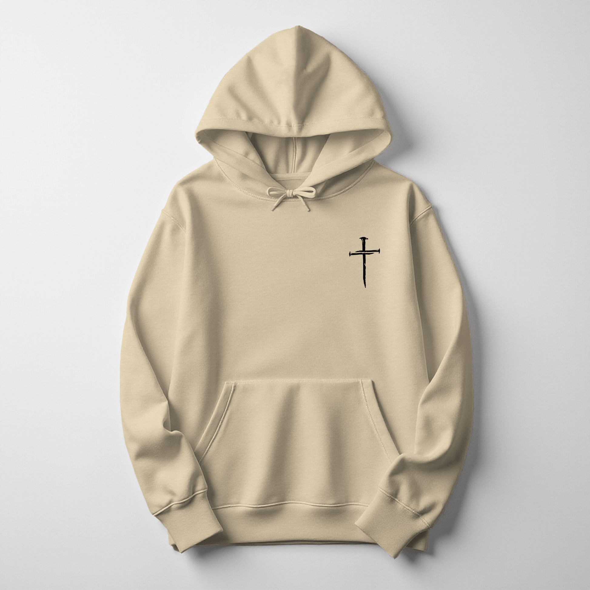 Three Nail Cross Sweater Women's Christian Hooded Sweatshirt - Hollow Point Society - Sweater