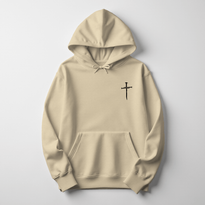 Three Nail Cross Sweater Women's Christian Hooded Sweatshirt - Hollow Point Society - Sweater