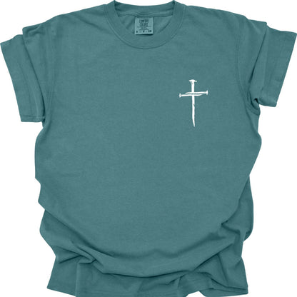 Three Nail Cross Women's Christian T Shirt (Multiple Colors) - Hollow Point Society - T-Shirt