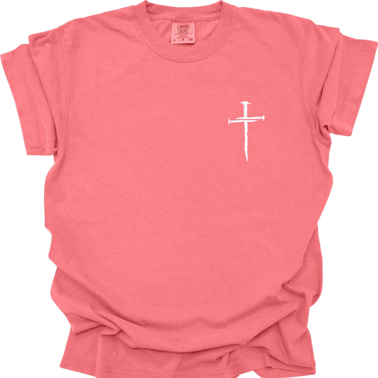 Three Nail Cross Women's Christian T Shirt (Multiple Colors) - Hollow Point Society - T-Shirt