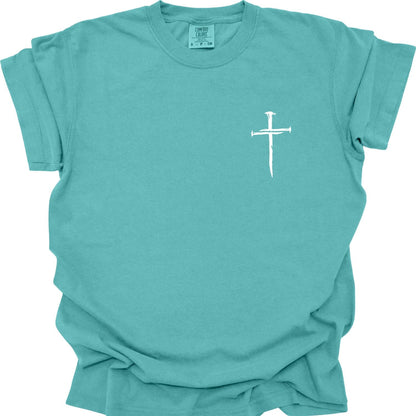 Three Nail Cross Women's Christian T Shirt (Multiple Colors) - Hollow Point Society - T-Shirt