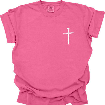 Three Nail Cross Women's Christian T Shirt (Multiple Colors) - Hollow Point Society - T-Shirt