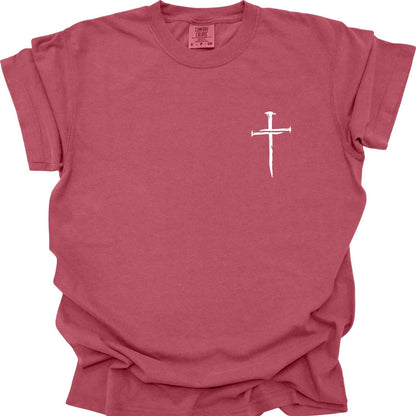Three Nail Cross Women's Christian T Shirt (Multiple Colors) - Hollow Point Society - T-Shirt
