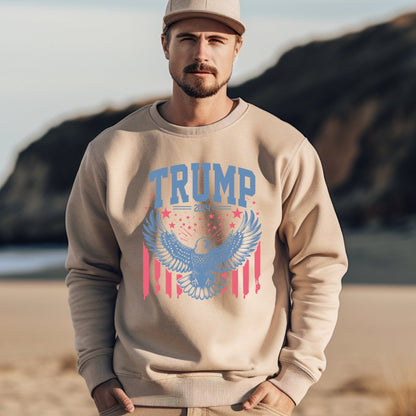 Trump 2024 Eagle Sweatshirt Men's Trump Sweater (2 colors) - Hollow Point Society - Sweater