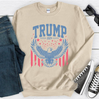 Trump 2024 Eagle Sweatshirt Unisex Trump Sweater (3 colors) - Hollow Point Society - Sweater